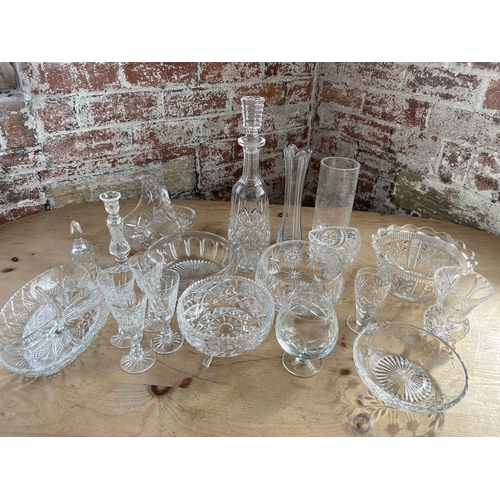 479 - Box OfGood Quality Crystal & Cut Glass Inc. Decanter