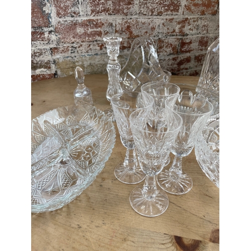 479 - Box OfGood Quality Crystal & Cut Glass Inc. Decanter