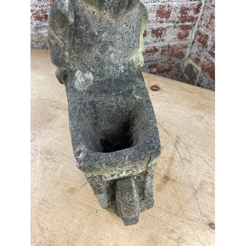 449 - Garden Gnome Pushing Wheelbarrow