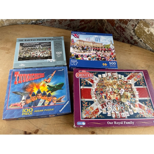 430 - Four Jigsaw Puzzles Inc. Vintage Thunderbirds