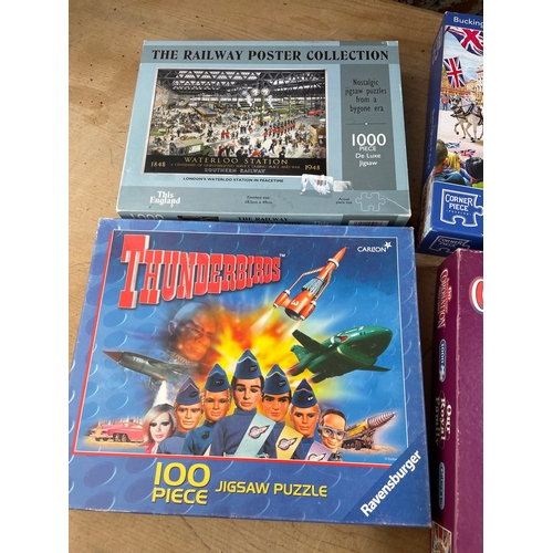 430 - Four Jigsaw Puzzles Inc. Vintage Thunderbirds