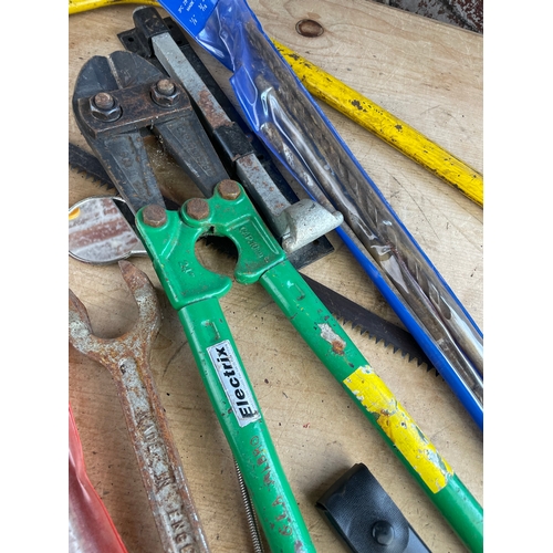 437 - Tools Inc. Bolt Cutters & Bow Saw