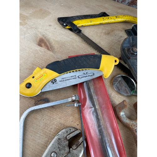 437 - Tools Inc. Bolt Cutters & Bow Saw