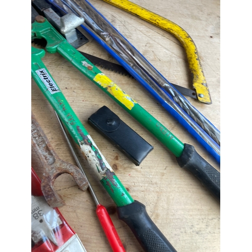 437 - Tools Inc. Bolt Cutters & Bow Saw