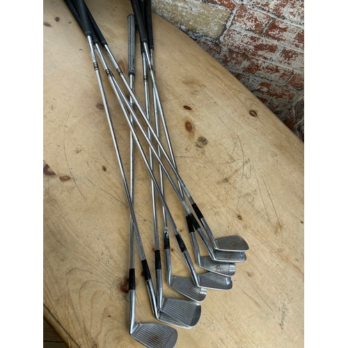 458 - Left Handed Mizuno Pro Original Irons. Golf Clubs