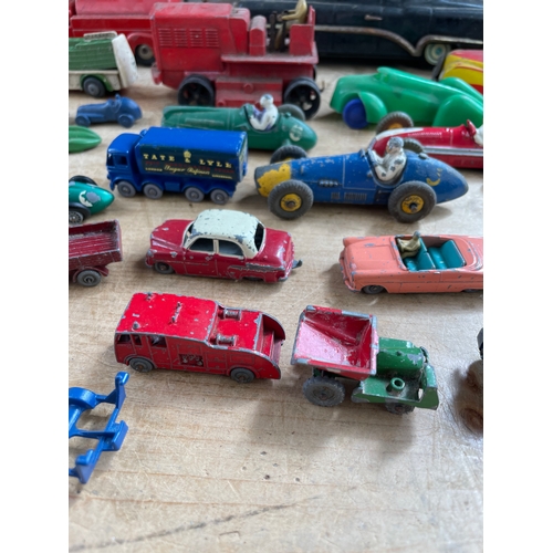 31 - Collection Of Toy Cars. Japanese Tin Plate, Dinky & Lesney etc.