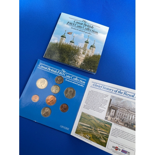 434 - Two Royal Mint 1983 Uncirculated British Coin Presentation Packs