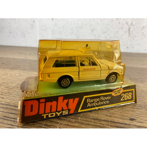 12 - Dinky Toys No 268 Range Rover Ambulance - blister pack damage