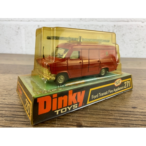 13 - Dinky Toys No. 271 Ford Transit Fire Appliance