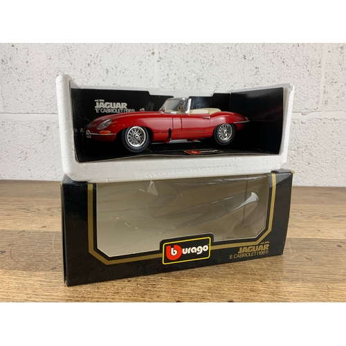 39 - Boxed 1:18 Scale Burago 1961 E-Type Jaguar Cabriolet