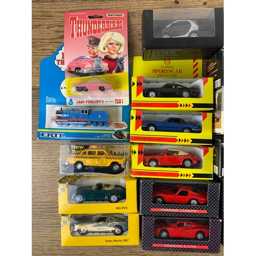 42 - Large Collection of Boxed Die Cast Cars and Promotional Cars of assorted manufactures