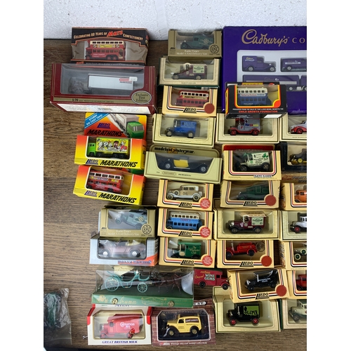 47 - Huge Collection of Boxed Lledo and Days Gone Type Vehicles and Advertising Intrest Promotional Vehic... 