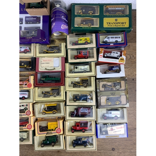 47 - Huge Collection of Boxed Lledo and Days Gone Type Vehicles and Advertising Intrest Promotional Vehic... 