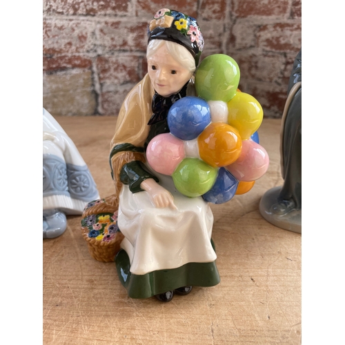 226 - Two Miquel Requena Figures & The Balloon Lady