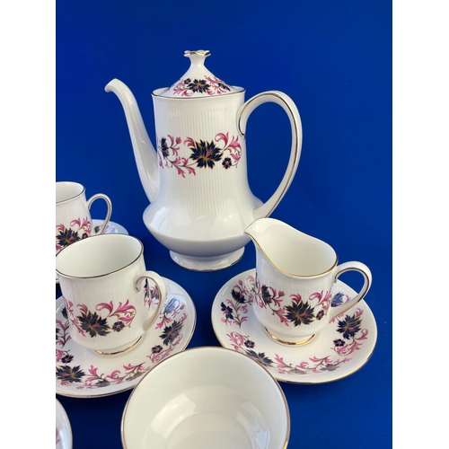 223 - Paragon Michelle Pattern Part Coffee Service 14 Pieces