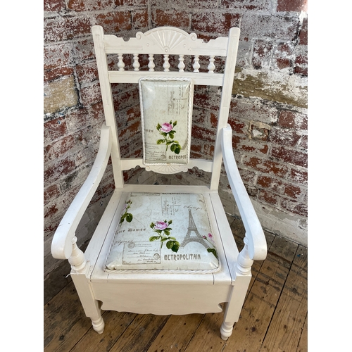 399 - Vintage Up Cycled Commode