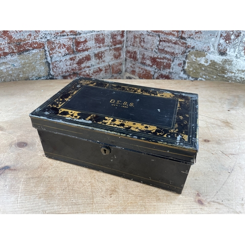 116 - Antique Cash Box