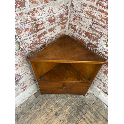 391 - Vintage Corner Unit With Shelf & Cupboard.