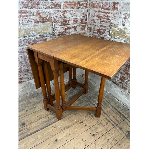 392 - Quality, Heavy Compact Drop Leaf Table