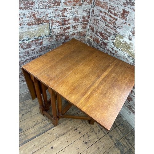 392 - Quality, Heavy Compact Drop Leaf Table