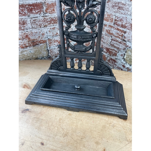 396 - Cast Iron Umbrella Stand Reg No 9093