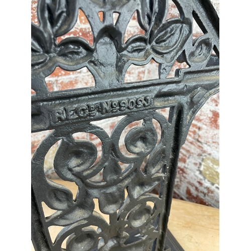 396 - Cast Iron Umbrella Stand Reg No 9093