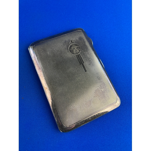 129 - The Elite Silver Plated EMU Brand Cigarette Case