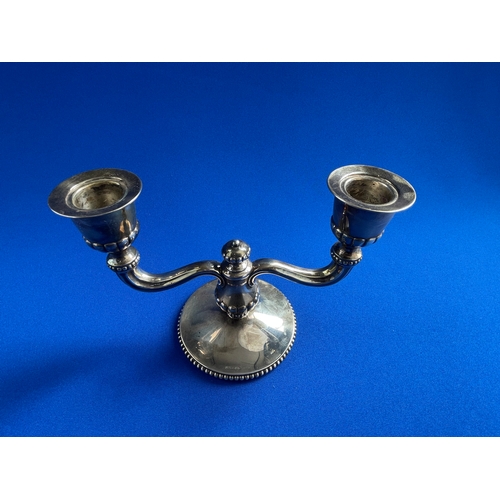 3 - Vintage German 835 Silver Candlestick By WTB Wilhem T. Binder