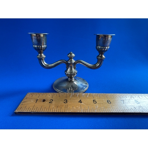 3 - Vintage German 835 Silver Candlestick By WTB Wilhem T. Binder