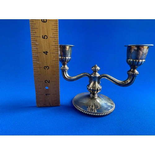 3 - Vintage German 835 Silver Candlestick By WTB Wilhem T. Binder