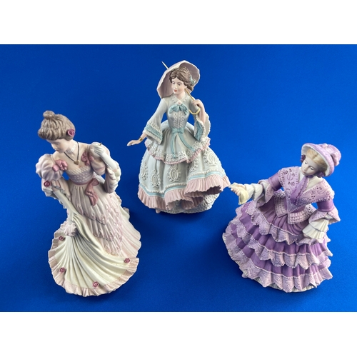 257 - Three Wedgwood Spink Limited Edition Figurines