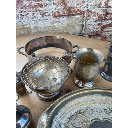 133 - Quality Group Of Silver Plate Items