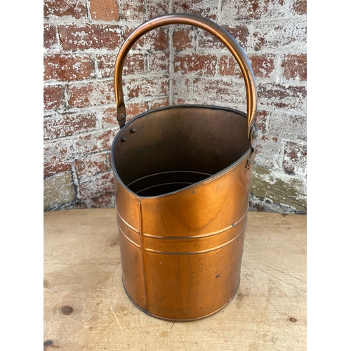 139 - Copper Coal Scuttle