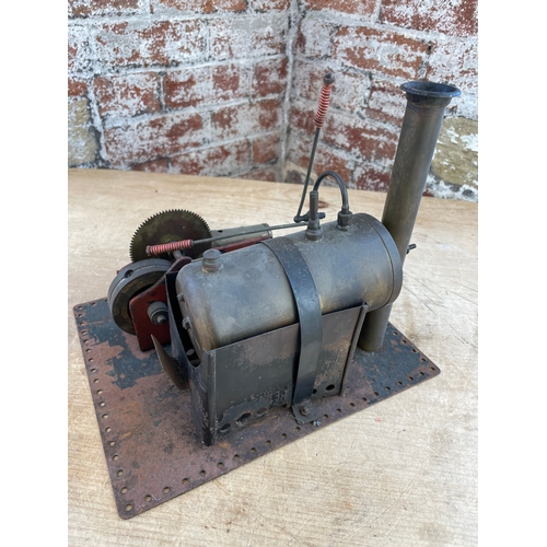 148 - Vintage Model Stationary Steam Engine As Found, Possibly Bowman M101