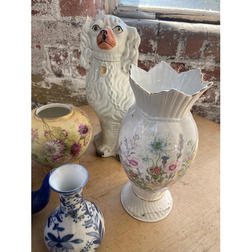 259 - Large Group Of Collectable Vintage & Antique Ceramics Inc. Aynsley, Doulton, Portmierion & Staffords... 