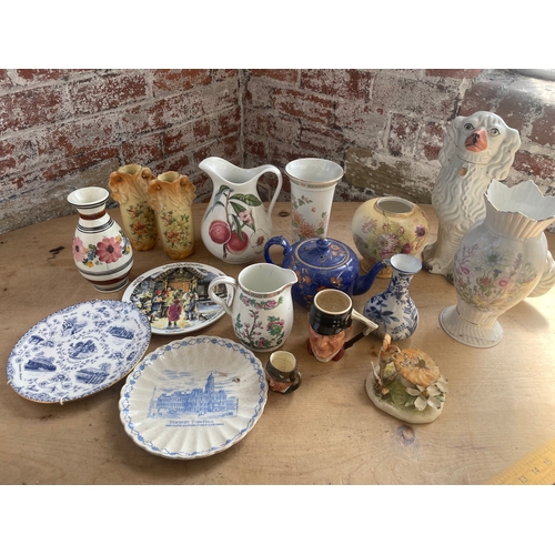 259 - Large Group Of Collectable Vintage & Antique Ceramics Inc. Aynsley, Doulton, Portmierion & Staffords... 