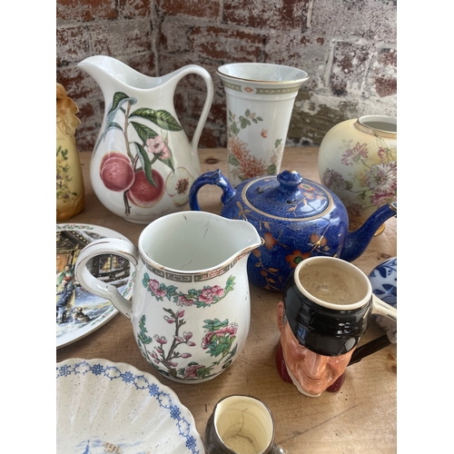 259 - Large Group Of Collectable Vintage & Antique Ceramics Inc. Aynsley, Doulton, Portmierion & Staffords... 