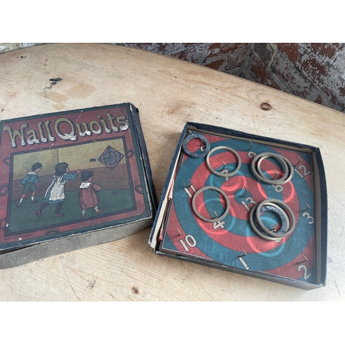 60 - Vintage Wall Quoits Game