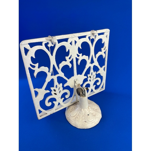 158 - Cast Iron Vintage Book Stand