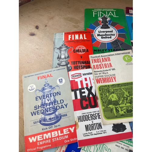 161 - 1960s Football Programmes Inc Wembley Finals