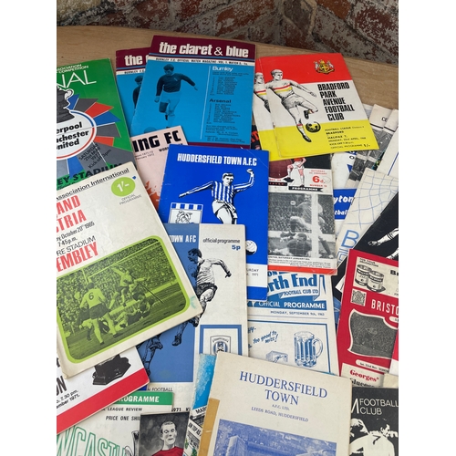 161 - 1960s Football Programmes Inc Wembley Finals