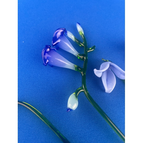 349 - Glass Bluebells & Freesia