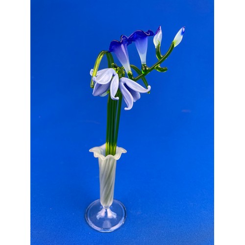 349 - Glass Bluebells & Freesia