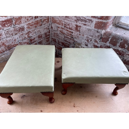 379 - Pair Of Vintage Footstools