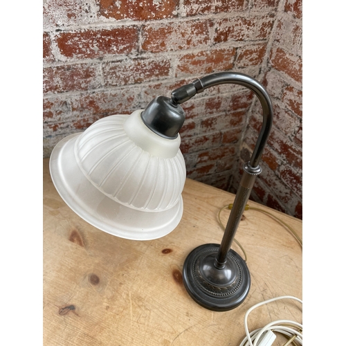 370 - Vintage Metal Desk Lamp