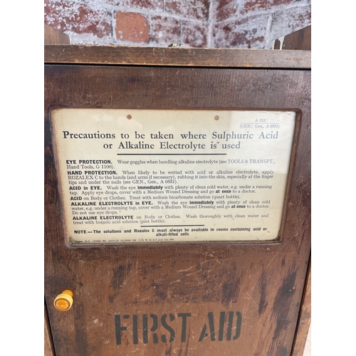 73 - Vintage First Aid Box & Contents