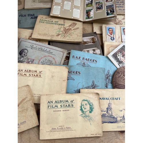 112 - Assorted Cigarette Cards In Albums