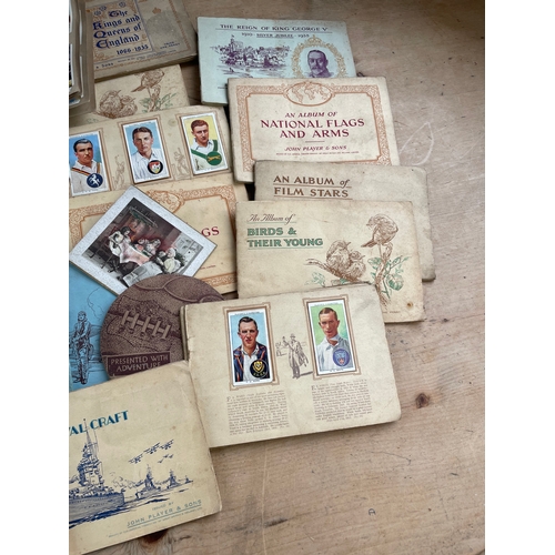 112 - Assorted Cigarette Cards In Albums