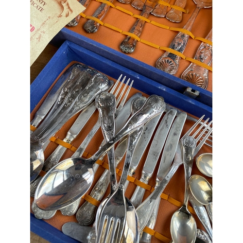 104 - Canteen Of Vintage Italian Silver Plated Cutlery