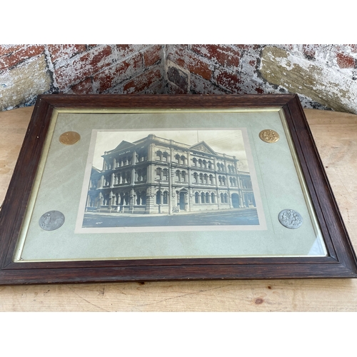 324 - Large Vintage Advertising Photograph Of The Butler Brothers Building By Morris With Facsimile Britis... 